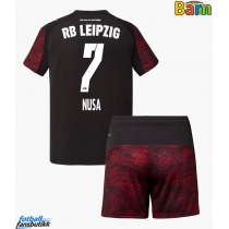 RB Leipzig Antonio Nusa #7 Tredjedraktsett Barn 2025-26 Kortermet (+ Korte bukser)